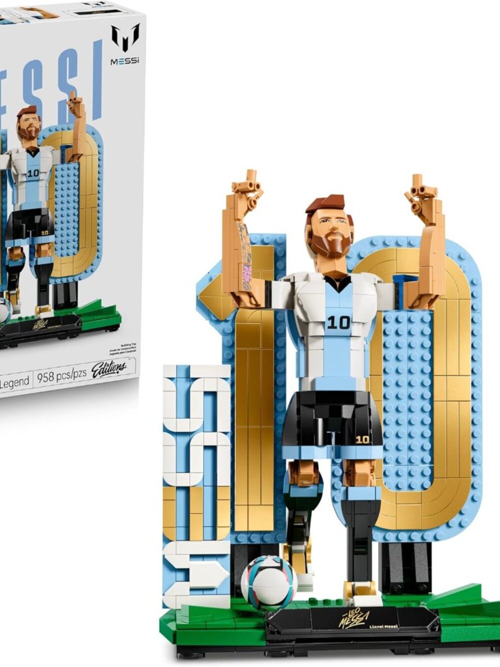 LEGO Editions Lionel Messi – Soccer Legend - Building Set for Boys & Girls